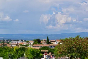 View of Carcassonne from the fortress