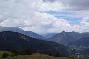 Pyrenees above a valley