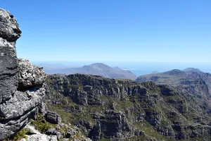 Rocky cliffs of Table Mountain