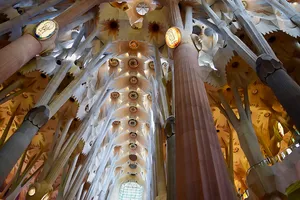 Sagrada Familia ceiling