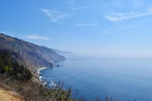 Pacific coastline